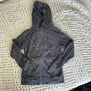 LuluLemon Athletica floral Scuba hoodie